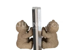 Oscar 2 boekensteunen Teddy beer by J-line