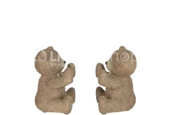 Oscar 2 boekensteunen Teddy beer by J-line