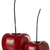 J-LINE 2 deco kersen resine wit en zwart S