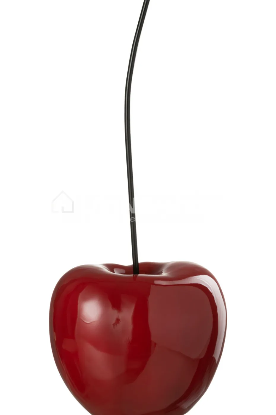 J-LINE 2 deco kersen resine wit en zwart S