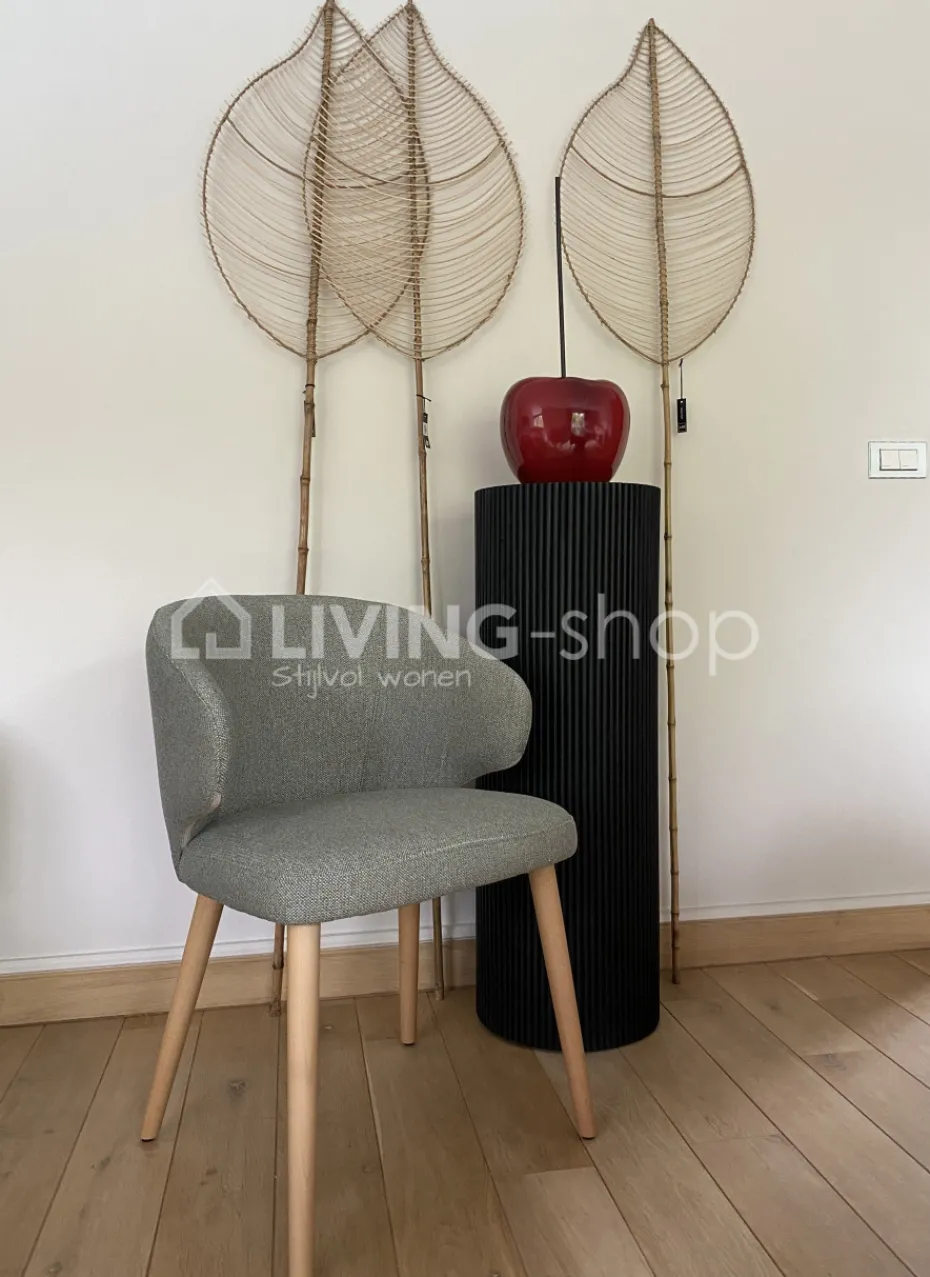J-LINE 2 deco kersen resine wit en zwart S