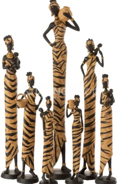 J-LINE 2 decoratieve beelden Afrikaanse vrouwen large