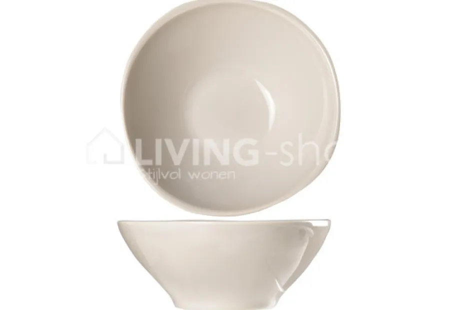 Cosy & Trendy 6 Eetborden creme 28cm Tafelservies