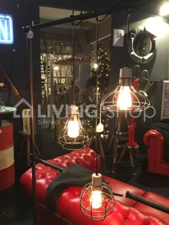 J-LINE 1 Moderne hanglamp rooster Frame wit