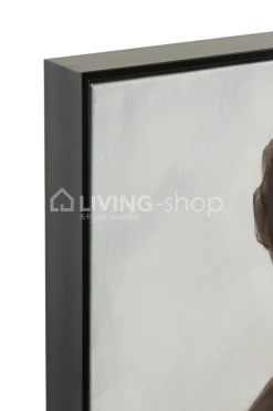J-LINE Afrikaanse Vrouwen Canvas Wanddecoratie