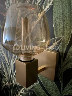 Verlichting online Amalfi wandlamp vintage goud ottone landelijk