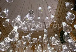 Artisanale verlichting Artisanale mondgeblazen hanglamp S koper