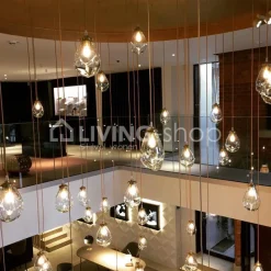 Artisanale verlichting Artisanale mondgeblazen hanglamp S koper