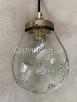 Artisanale verlichting Artisanale mondgeblazen hanglamp S koper