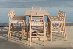 Bartafel Gerecycleerd Teak Houten Counter Tafel