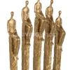 J-LINE Beeld abstract 5 figuren op voet