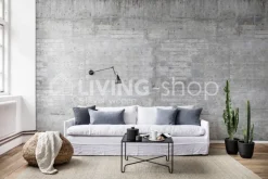 Rebel Walls Behang wooden concrete mural