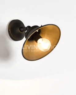 Verlichting online Biliardo muurlamp donkerbrons