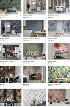 Rebel Walls Bloemenbehang behang bloemen