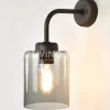 Verlichting online Boston wandlamp vintage met glazen lampenkap