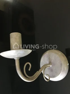 Verlichting online Brocante wandlamp Julie met lampenkapje