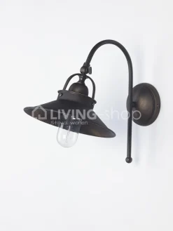 Verlichting online Brons badkamerlamp landelijk wandlamp