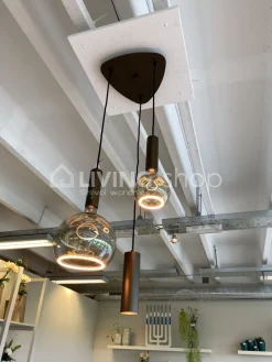 Verlichting online Bronzo hanglamp eettafel
