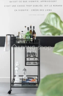 Serax Butler tafel zwart metaal of planttafel Marie Michielssen
