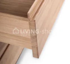 Castle-Line Castle Line Alexi hoog dressoir 1 deur 4 laden naturel eik en zwart