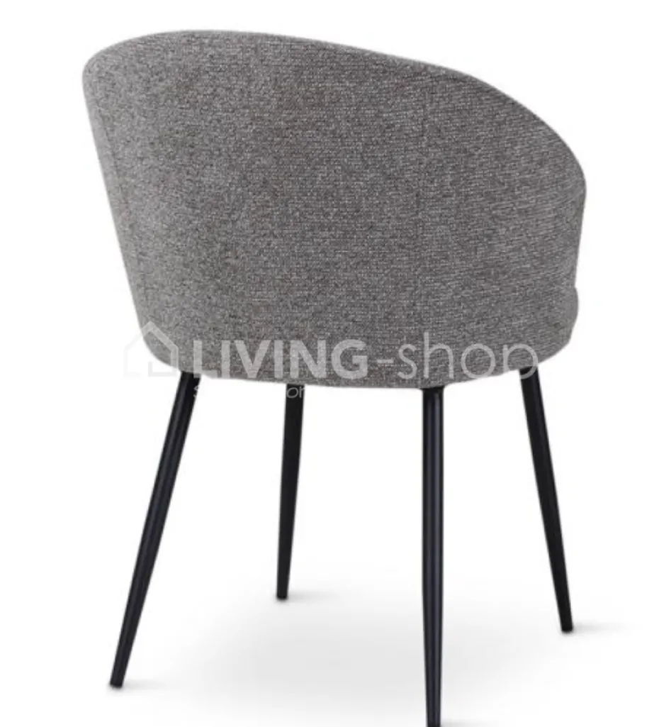 Castle-Line Castle Line CRES armstoel naturel, antraciet metalen poten
