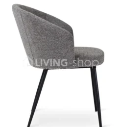 Castle-Line Castle Line CRES armstoel naturel, antraciet metalen poten