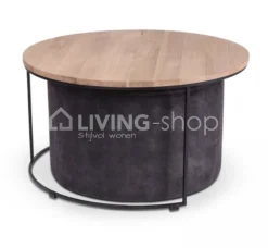 Castle-Line Castle Line Faro salontafel dia 77CMxH42CM