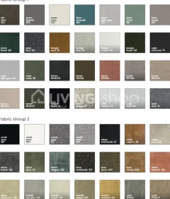J-LINE Castle Line poef Niro organische vorm