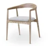 Castle-Line Castle Line PURA armstoel naturel incl bisque kussen