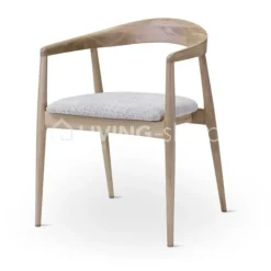 Castle-Line Castle Line PURA armstoel naturel incl bisque kussen