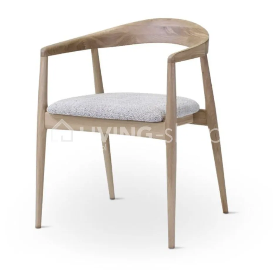 Castle-Line Castle Line PURA armstoel naturel incl bisque kussen
