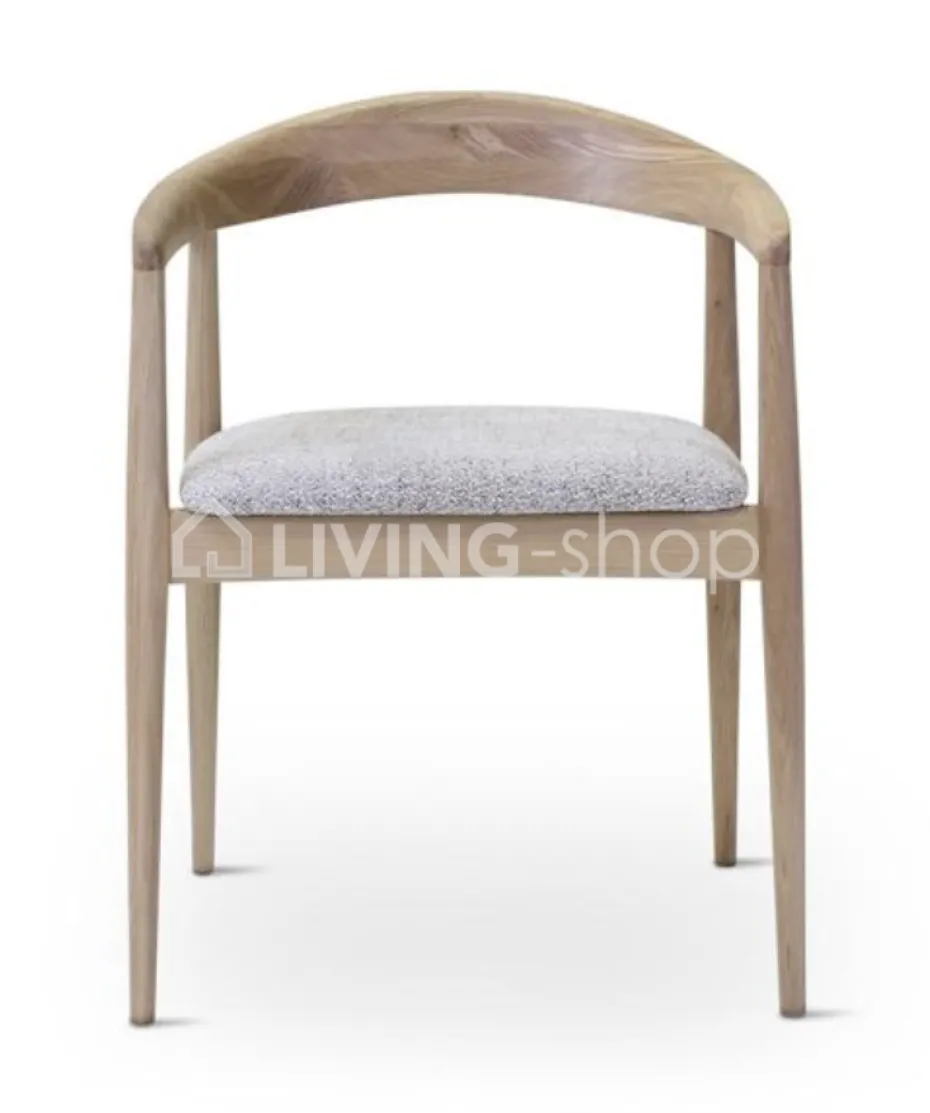 Castle-Line Castle Line PURA armstoel naturel incl bisque kussen