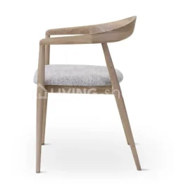 Castle-Line Castle Line PURA armstoel naturel incl bisque kussen