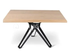 Castle-Line Castle Line vierkante eiken dineertafel Boaz met stervoet 140cm