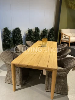 Castle Line outdoor Castle Teak dineertafel A-poot L300CM