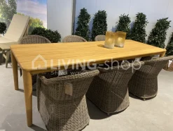 Castle Line outdoor Castle Teak dineertafel A-poot L300CM