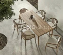 Castle Line outdoor Castle Teak dineertafel A-poot L300CM