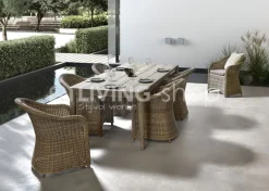 Castle Line outdoor Castle Teak dineertafel A-poot L300CM