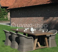 Castle Line outdoor Castle Teak dineertafel A-poot L300CM