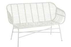 J-LINE Celeste outdoor tuinbank rotan zitbank voor buiten