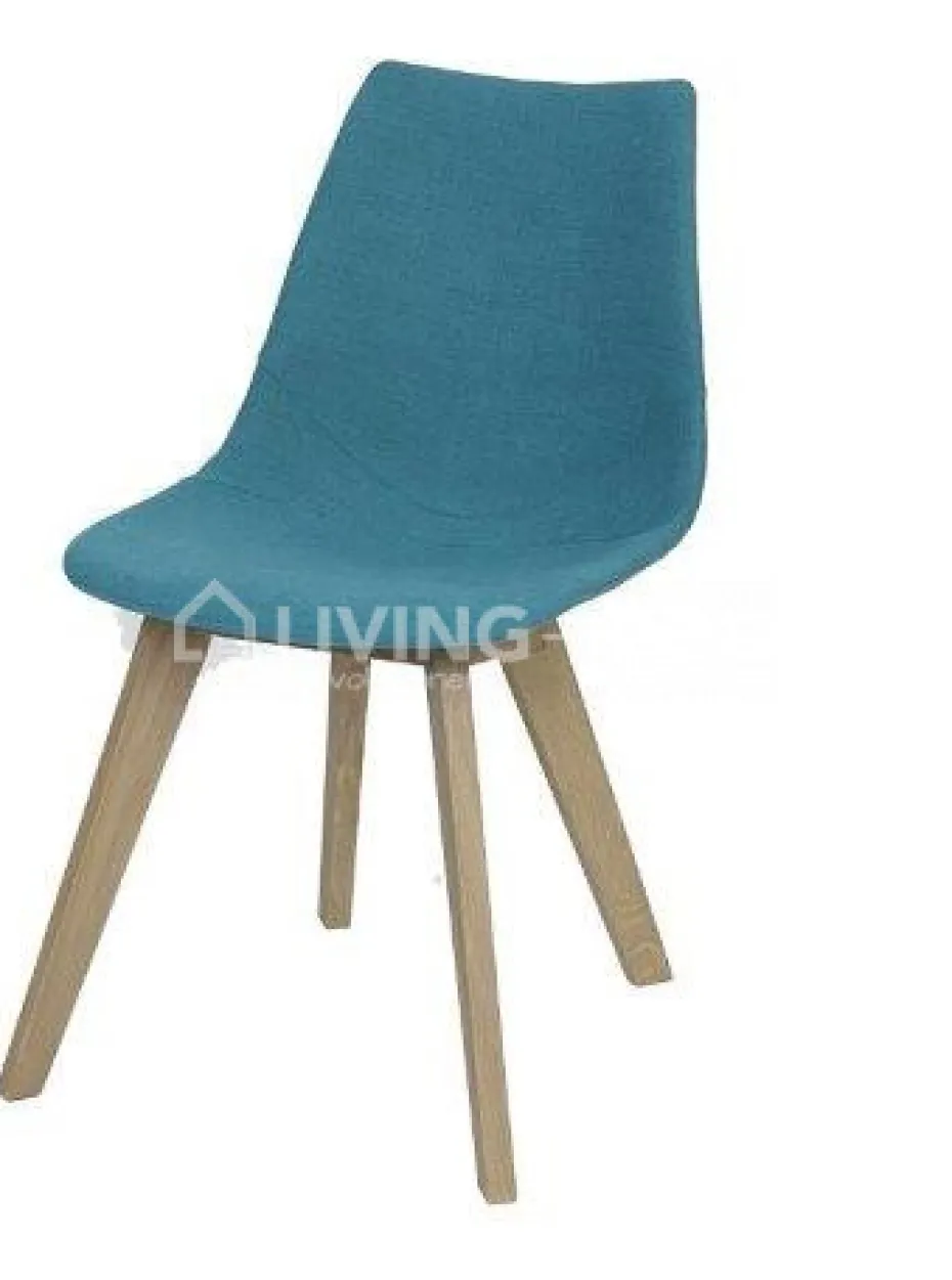 Castle-Line CHAIR HAPY fabric/pu group 123 + wooden leg