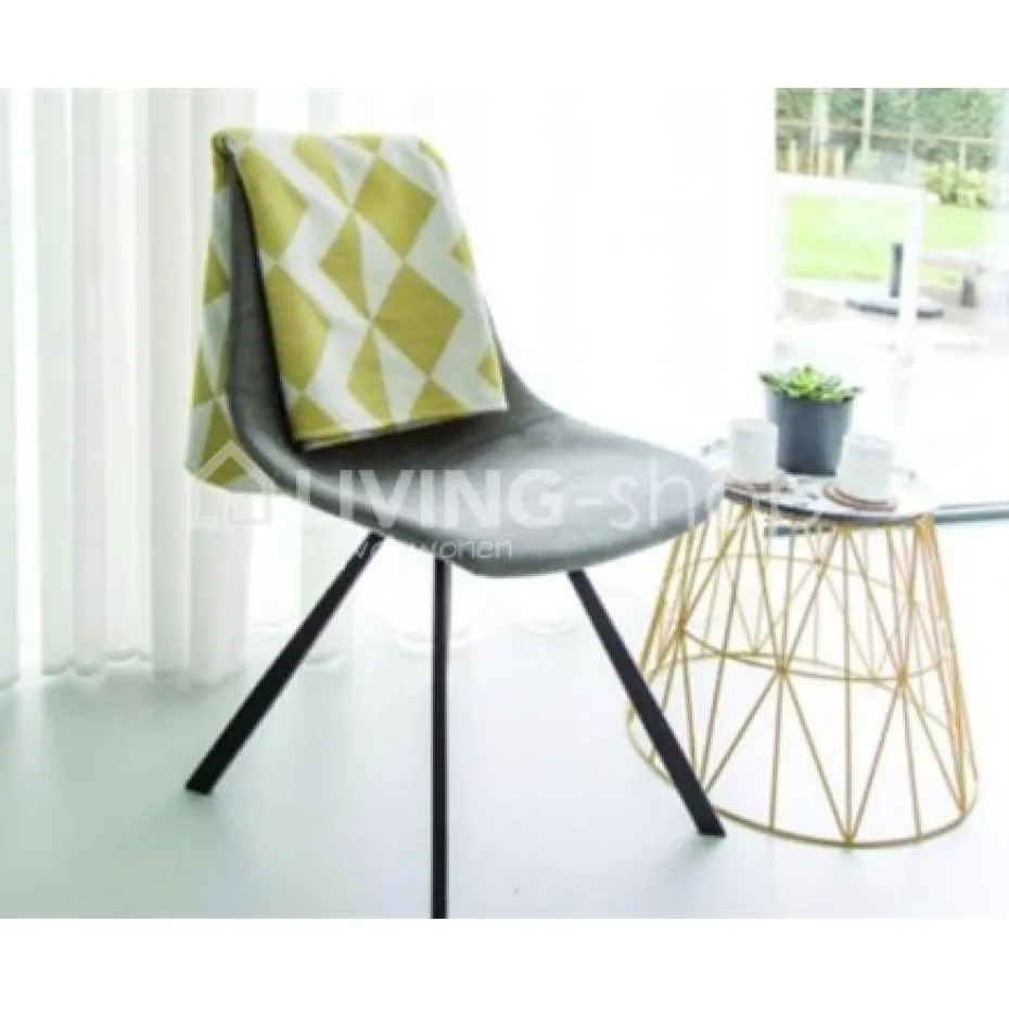Castle-Line CHAIR HAPY fabric/pu group 123 + wooden leg