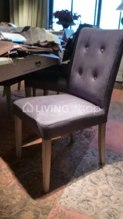 TIMELESS LIVING Charme landelijke stoel met eikenhouten poten