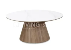 Castle-Line Clarice salontafel walnoot en keramiek Castle Line