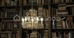 Verdace verlichting 192cm - Roestkleur, 3 lampen x40W