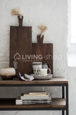 J-LINE Console landelijke stijl hout en metaal