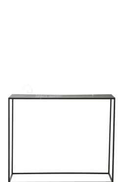 J-LINE Console metaal zwart, moderne wandtafel
