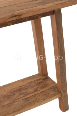 J-LINE Console naturel houten Wandtafel Meubelen