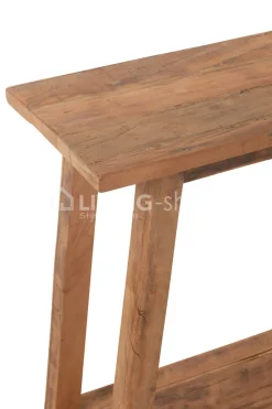 J-LINE Console naturel houten Wandtafel Meubelen