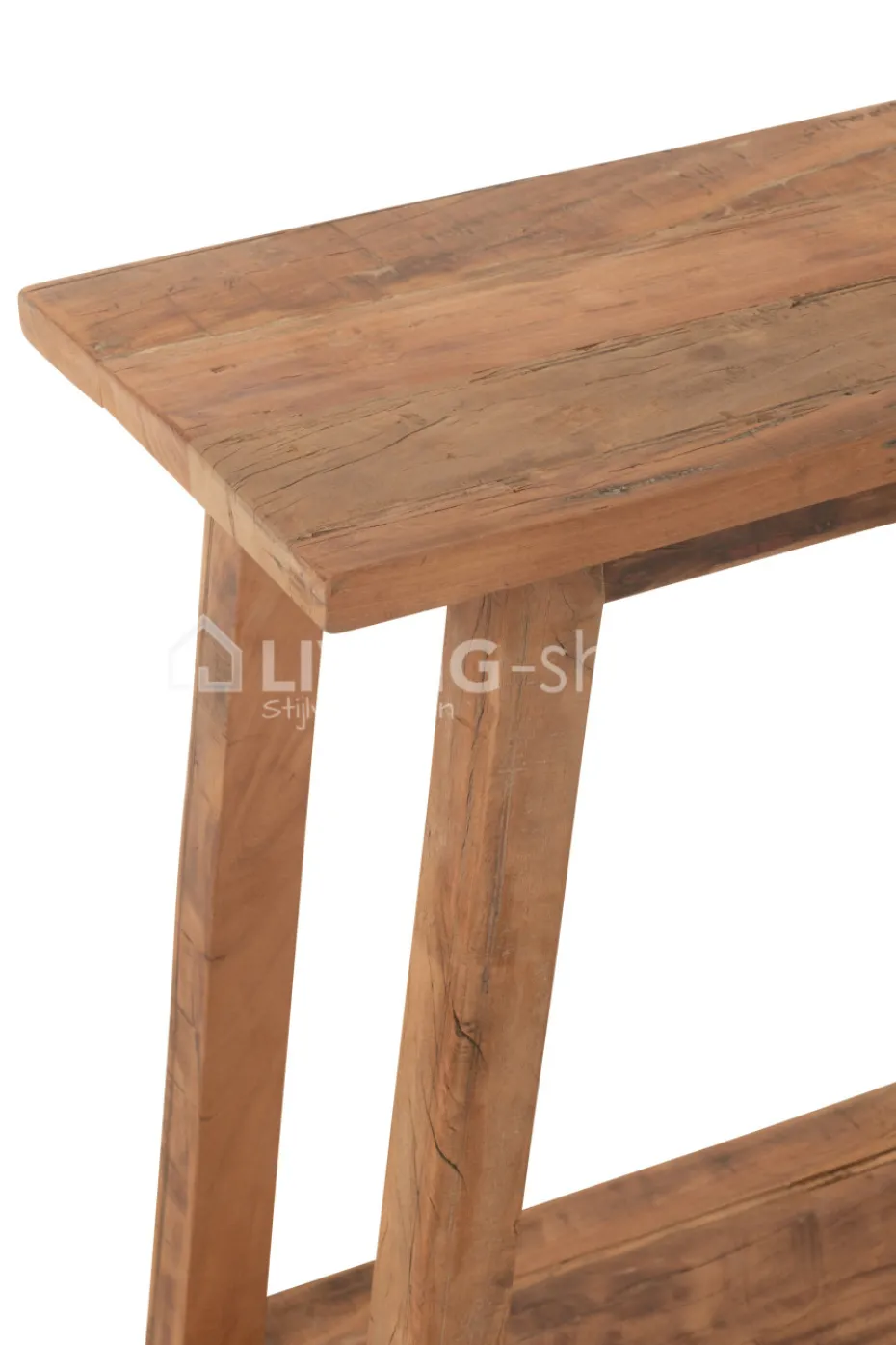 J-LINE Console naturel houten Wandtafel Meubelen
